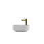Lavabo de comptoir carré à finition carrée (finition blanche) d'Uswa Certifié CUPC