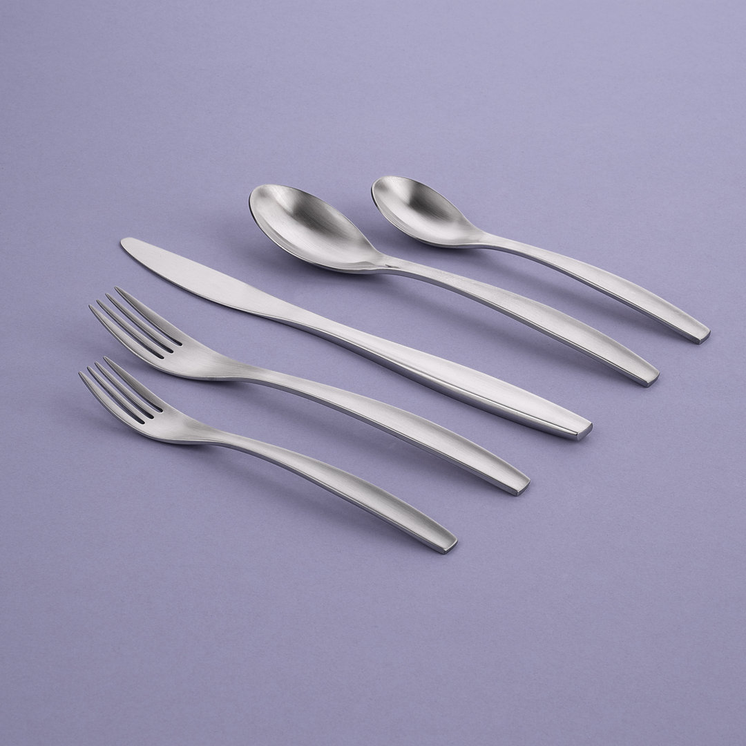 Loft 20 Piece Flatware Set, Service for 4 Gourmet Settings