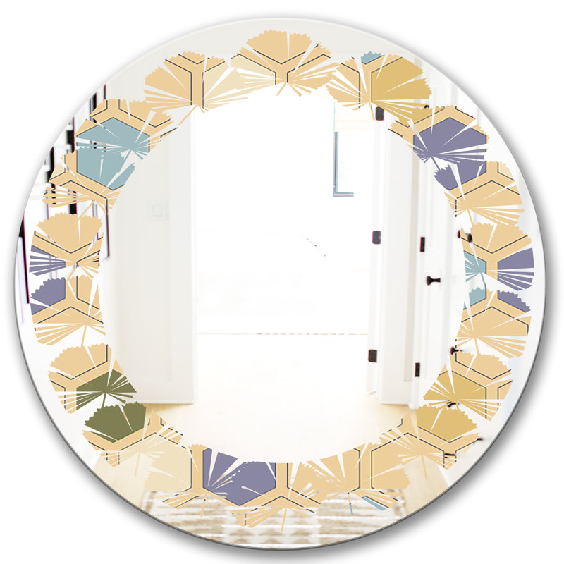 Miroir mural Leaves, H 31,5 po x l po