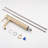 Modern Single Hole Bathroom Faucet, Tall Vessel Sink Faucet with Single Handle and Hot Cold Water Control-69907524