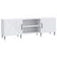 Unfinished TV Stand for TVs up to 55" with Fireplace Included-754246069