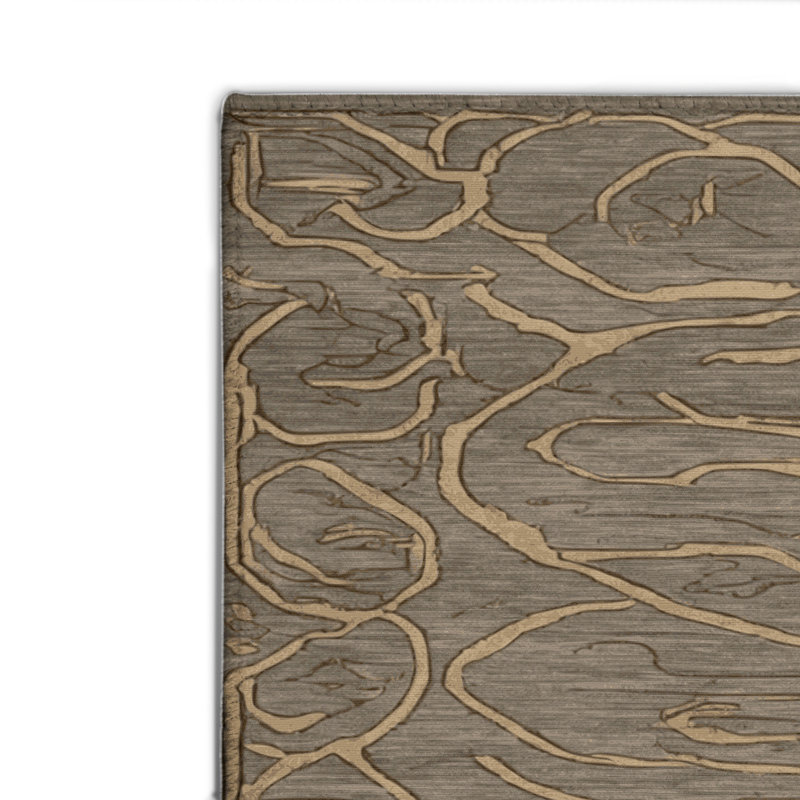 Tapis turc intérieur et extérieur gris, Rectangle 9 pi x 12 pi