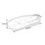 Banc rembourré en cuir véritable Nevaehmarie-245302314-245302315