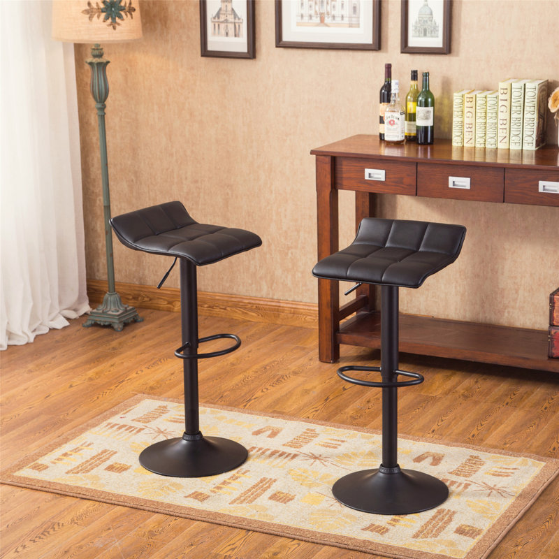 Ensemble de tabourets de bar réglables à la mode pour les espaces de vie modernes