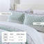 Ensemble de courtepointe 100% coton 98 po x 90 po DDUOXIN - 1 courtepointe avec 2 taies décoratives-117794884-138801288