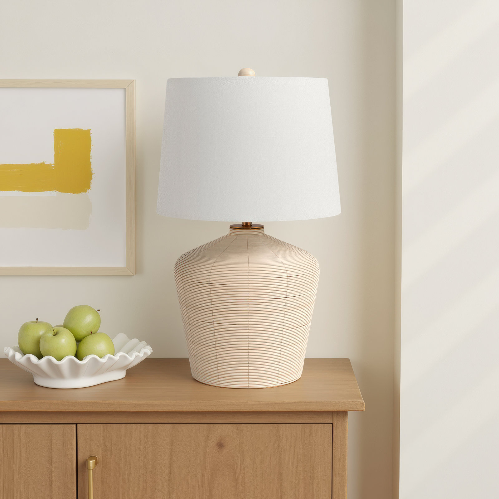 Peterson Wicker/Rattan Table Lamp
