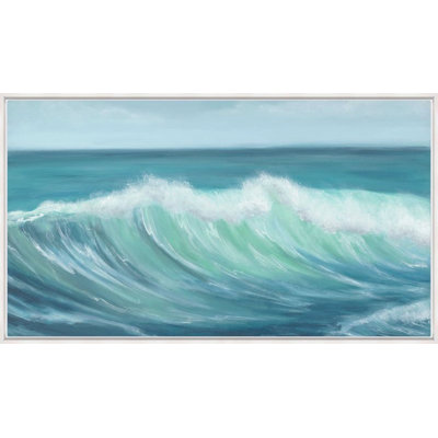 Morning Shore Break Print by Makai Howell