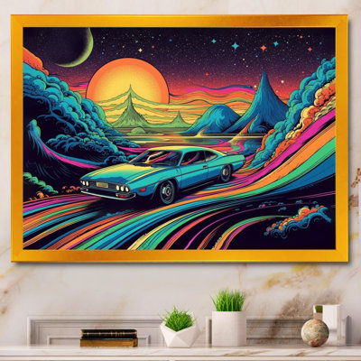 «Madine Blue and Orange Of Muscle II» sur toile