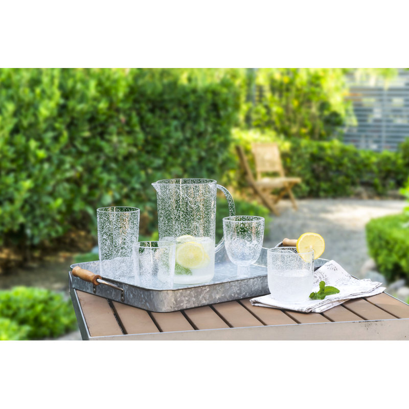 Ensemble de verres à vin 6 pièces en plastique 18 oz. Eduarda