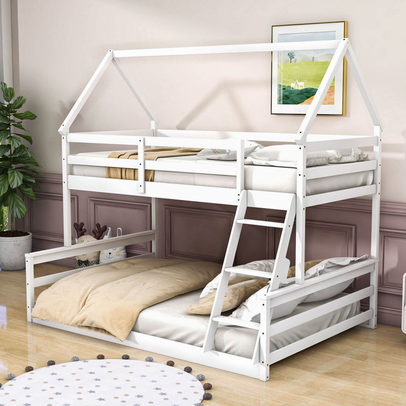 Ashwaubenon Kids Twin Over Full Bunk Bed, White
