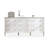 White Solid + Manufactured Wood Accent Cabinet