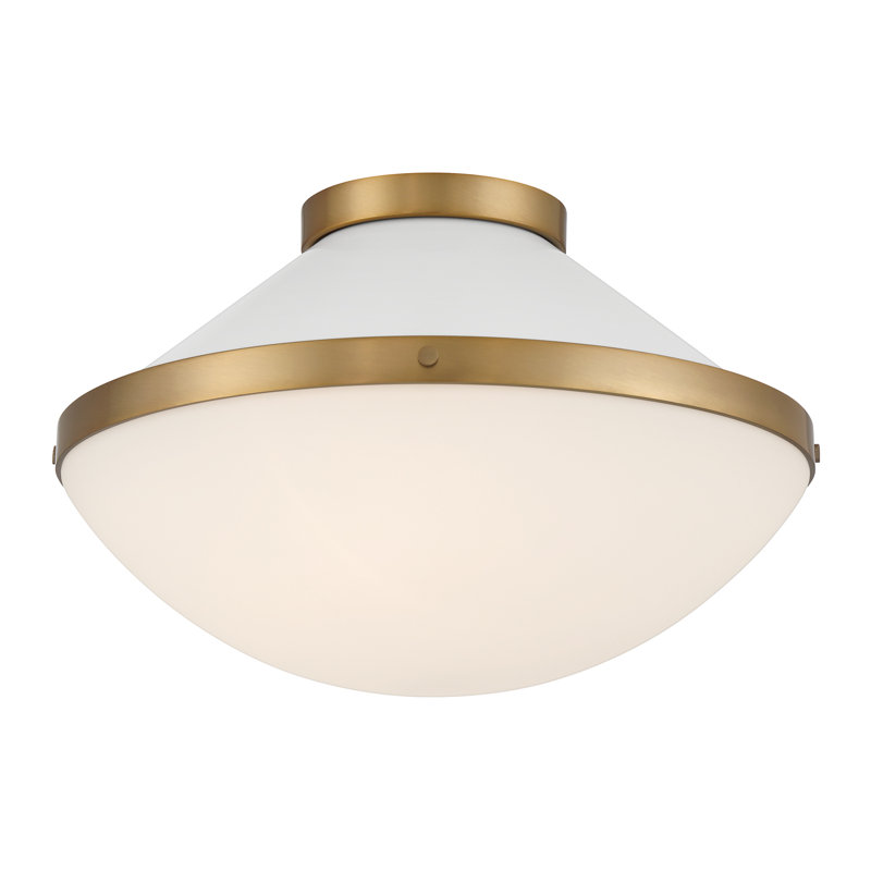 Plafonnier encastré 2 lumières Boldberg, Blanc