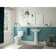 Cimarron® 26.81" Vitreous China U-Shape Pedestal Bathroom Sink with Overflow