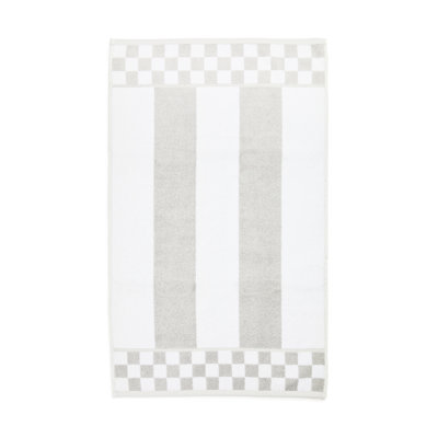 Sterling Check Stripe Hand Towel