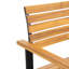 Chaises d'extérieur - et noir, bois, moderne pour la cour arrière de style patio + minimaliste