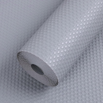 Shelf Liner Light Grey: Waterproof Kitchens Drawer Mat 15 X 240 Inch - Easy To Cut Pantry Cabinets Liners For Cupboard