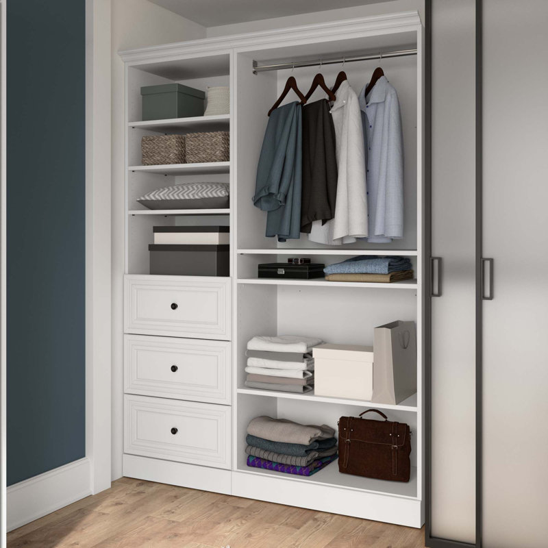 Système d'organisation l 61 po Alvaretta, Blanc