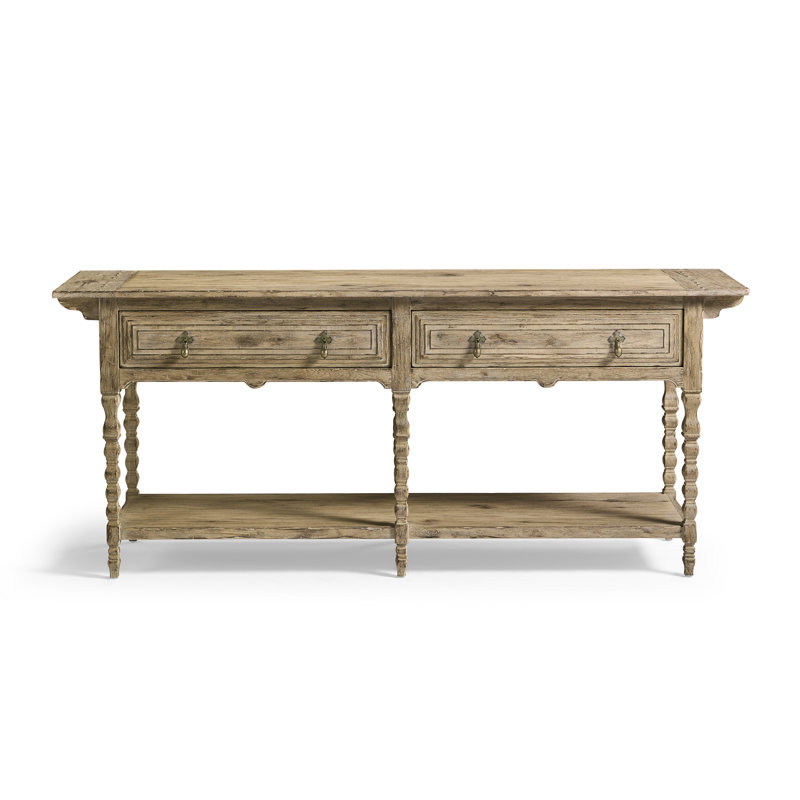Sagehill 86.75'' W Solid Wood Console Table
