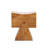 Nico Reclaimed Wood Sculptural Stool Ottoman