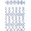 Tapis géométrique en coton tissé à la main Burrell Cedar Brook-22261206
