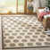 Burnell Ikat Cream/Brown Area Rug