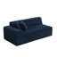 Canapé désossé en flanelle de fourrure de lapin avec coussins - Conception modulaire sans mousse et sans assemblage-123038182