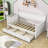 Demaya Twin Size Daybed Wood Bed with Three Drawers-70145035