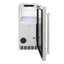 ZLINE Autograph 15 inch Touchstone White Matte Gourmet Ice Maker w/ Bronze Handle-1067802789