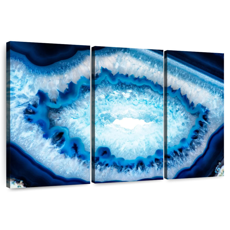 Agate bleue Alvord, H 28 po x l 45 po