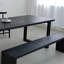Table de rangement moderne en bois de frêne avec compartiments-318877555