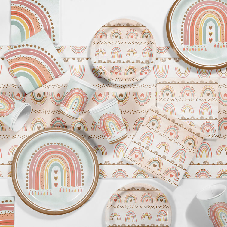 Artist Party Paint Palette-Shaped Paper Dessert Plates - 8 Ct. | Oriental  Trading