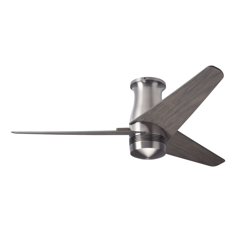 Velo 48'' Ceiling Fan, Dark Bronze, Handheld Remote Control, Nickel