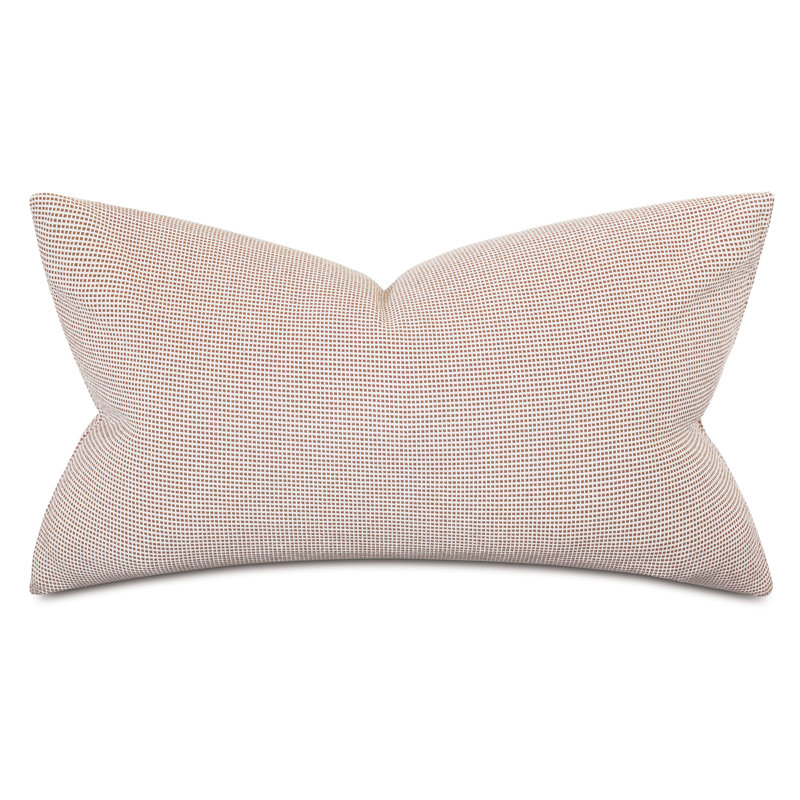 Taie décorative géométrique Xander en terre cuite de Thom Filicia, Très grand lit