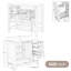 Meuble-lavabo simple 36 po avec plateau Leiding-21186379