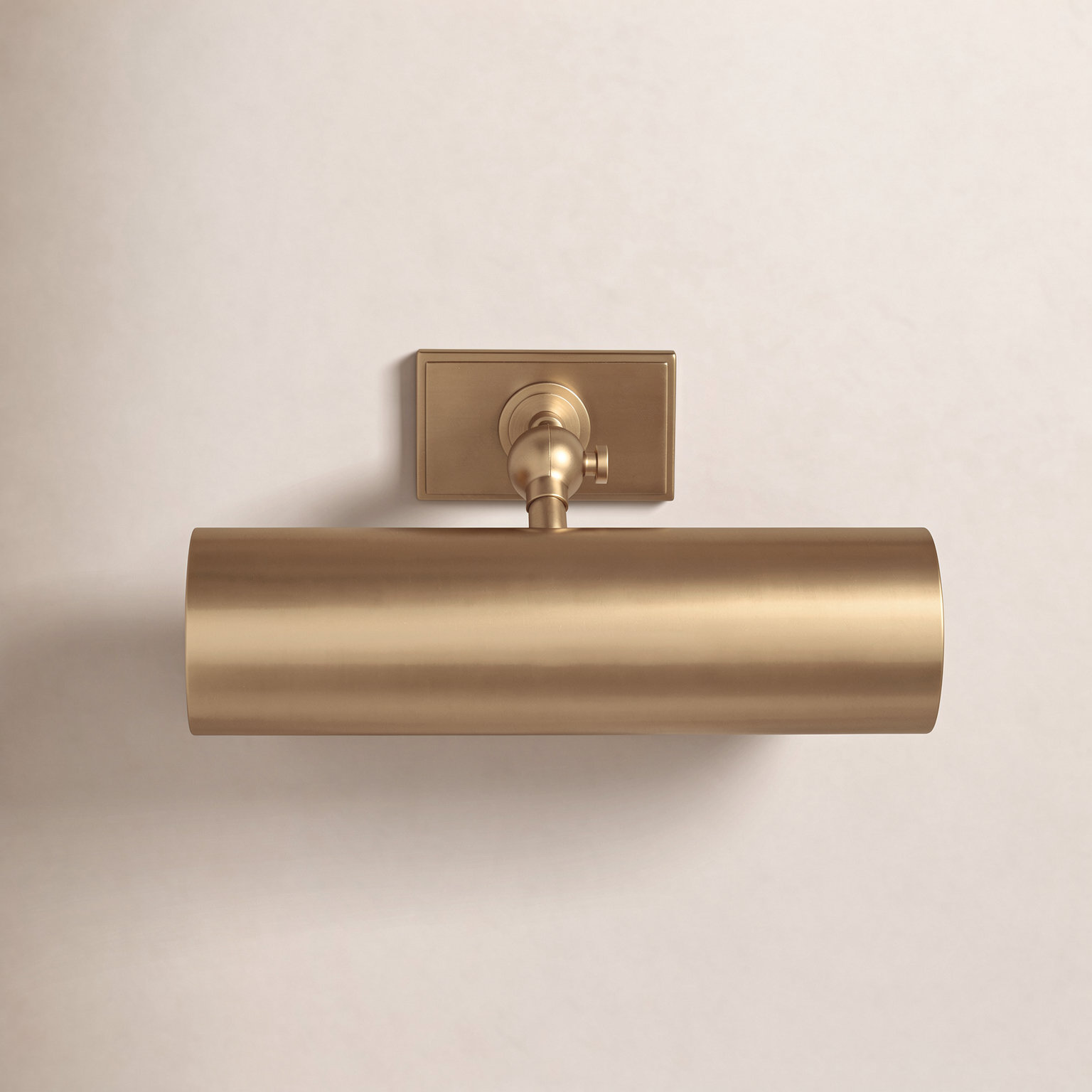 Mendee Picture Light, 2.5" H x 10" W x 10.3" D, Burnished Brass