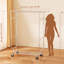 Adjustable Rolling Clothing Rack