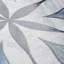 Cassis Hex Flower 8-5 / 8 po X 9-7 / 8 po Carreau de porcelaine rétro pour mur et plancher