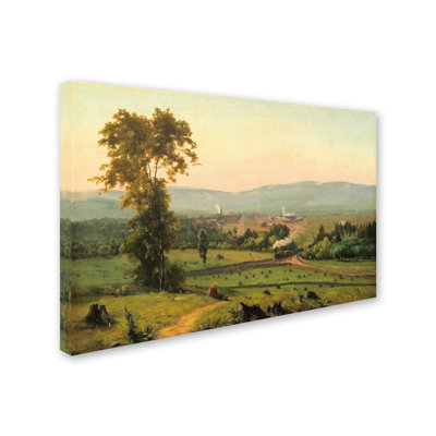 « the lackawanna valley », reproduction sur toile tendue