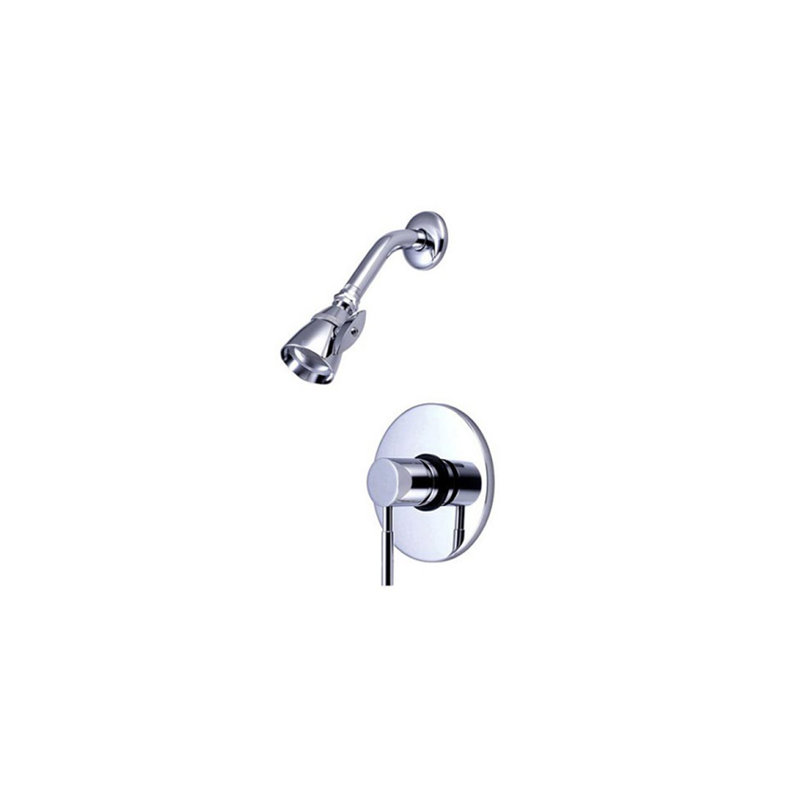 South Beach Pressure Balance Shower Faucet Trim, Polished Chrome