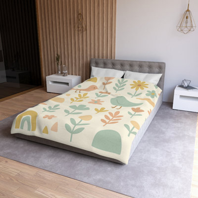 Microfiber Duvet Cover Boho Style, Design 25
