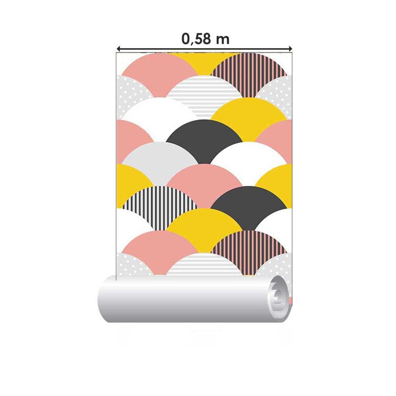 Rouleau de papier peint adhésif doux L 126 po x l 24 po