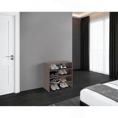 Rangement à chaussures multi-niveaux pour chambre à coucher et entrée FM FM MEUBLES Sahara