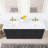 Busan 72" Double Bath Vanity with White Quartz Stone Top-435216307