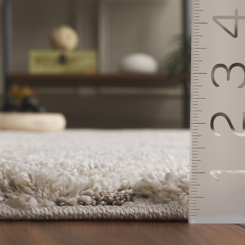 Tapis crème / beige Ashal, Rectangle 2 pi 3 po x 4 pi, Cream/Beige