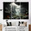 Coral Reef Tranquility - ensemble d'art mural toile corail sous l'eau-107733975-107733980