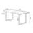 Burlywood Rectangular Solid Wood Dining Table-1948478998