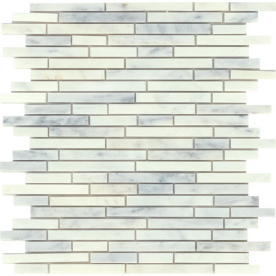 Marble Wf Winter Frost 12 in. x 13 in. Polished Marble Floor and Wall Tile (11.0 sq. ft./Case)