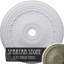 Médaillon de plafond Endurathane Orléans, P 38 3/8 po x P 6 5/8 po x P 2 7/8 po (convient aux auvents jusqu'à 8 1/4 po), finition bronze patiné peint à la main-28584987