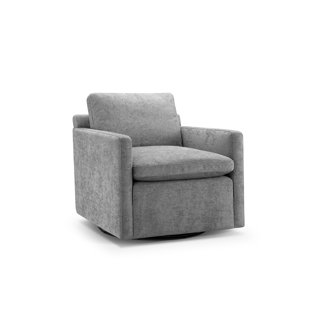 JOJO Fletcher Luxe Feather and Down Swivel Chair