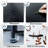 4 Drawer Dresser for Bedroom, Narrow Chest of Drawers, Wooden Top and Study Iron Frame 18"x37.5"-(WxH)